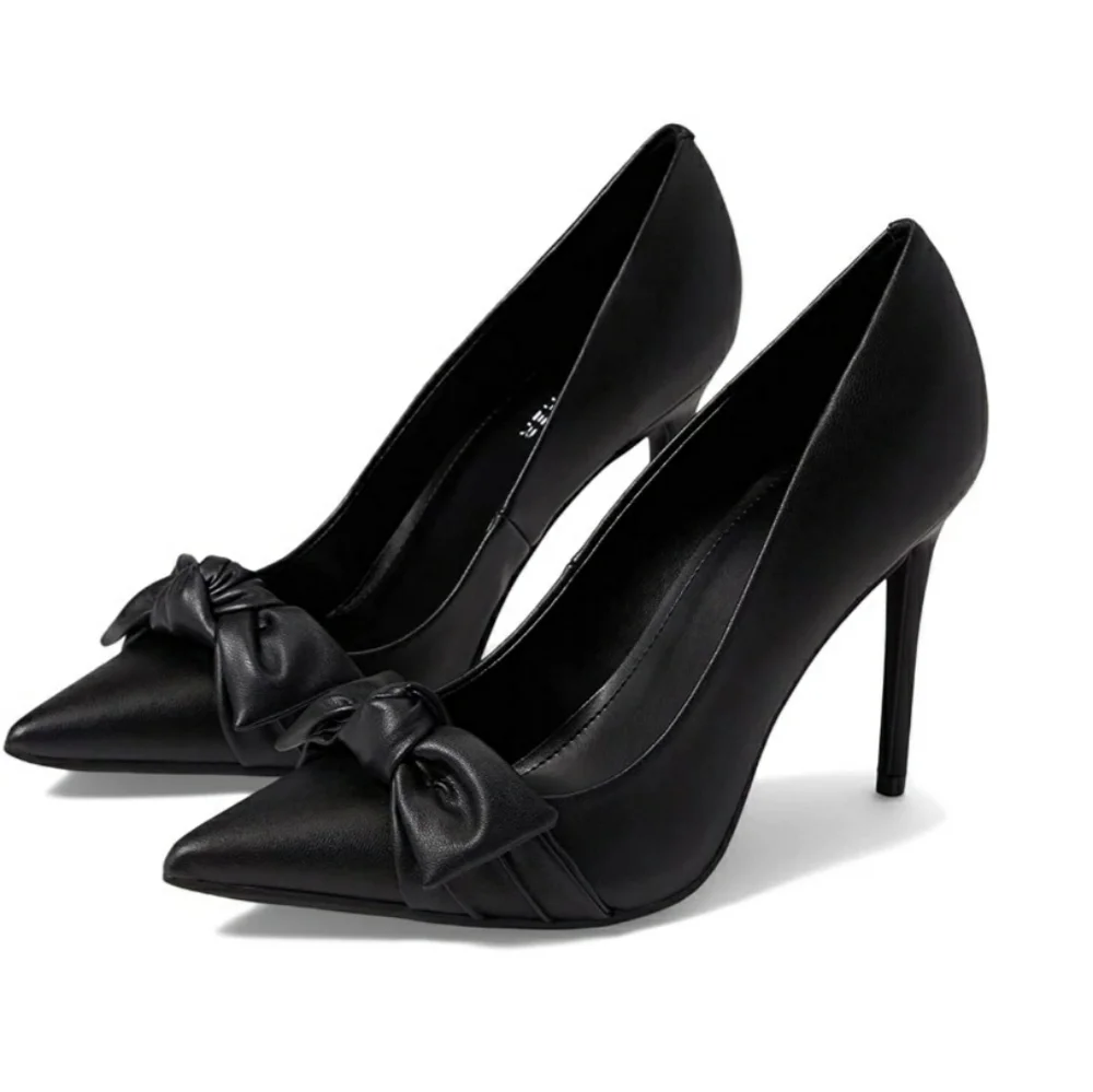 NWOT Marc Fisher leahter upper shell heel pumps shoes 6M - Picture 2 of 10